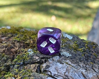 Ghost Dice - ONE Engraved D6 Dice - 16mm