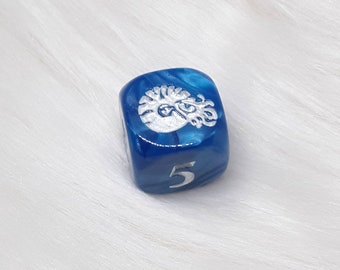 Nautilus Dice - ONE Engraved D6 Dice - 16mm
