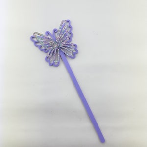 Baguette magique papillon fichier SVG, fichier SVG de décoration de gâteau papillon, fichier SVG laser, fichier de coupe pour lasers