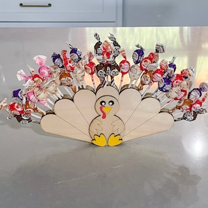 Thanksgiving Turkey Laser SVG File, Sucker Turkey SVG File for Laser Cutters, Thanksgiving SVG File