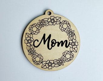 Mom Tag SVG Bundle File, Mother’s Day Tag SVG Template, Laser Cut DIY Gift Tag for Mom, Glowforge Pattern Laser Cut Bundle, Digital Download