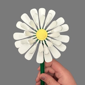 Gänseblümchen Blume SVG, Laser SVG-Datei, Schneidedatei für Laserschneider