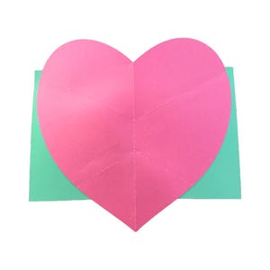 Cartão pop-up de coração grande, cartão de felicitações para o dia dos namorados, cartão flip de felicitações para o dia dos corações, cartão de felicitações pop-up SVG