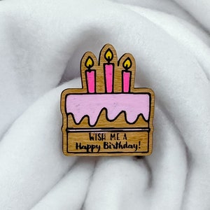 Birthday Badge Laser SVG File, Laser Cut File, Birthday Badge Cut File for Lasers