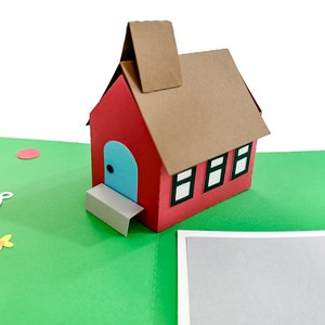 School House Pop Up Card, Teachers' Day Card SVG File, School Pop Up Card Laser Cut File, Teachers Day Greeting Card Laser File