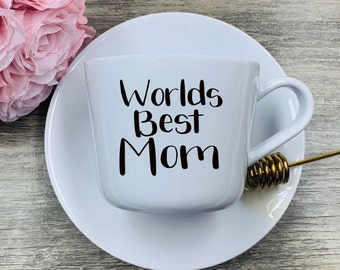 World's Best Mom SVG and PNG File Hand Lettered