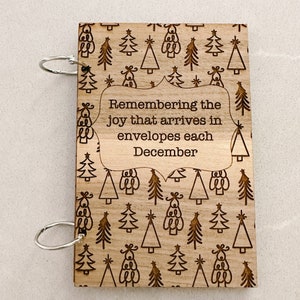 File di taglio laser di Natale, libro di cartoline di Natale Laser SVG, file di taglio laser, progetto GlowForge