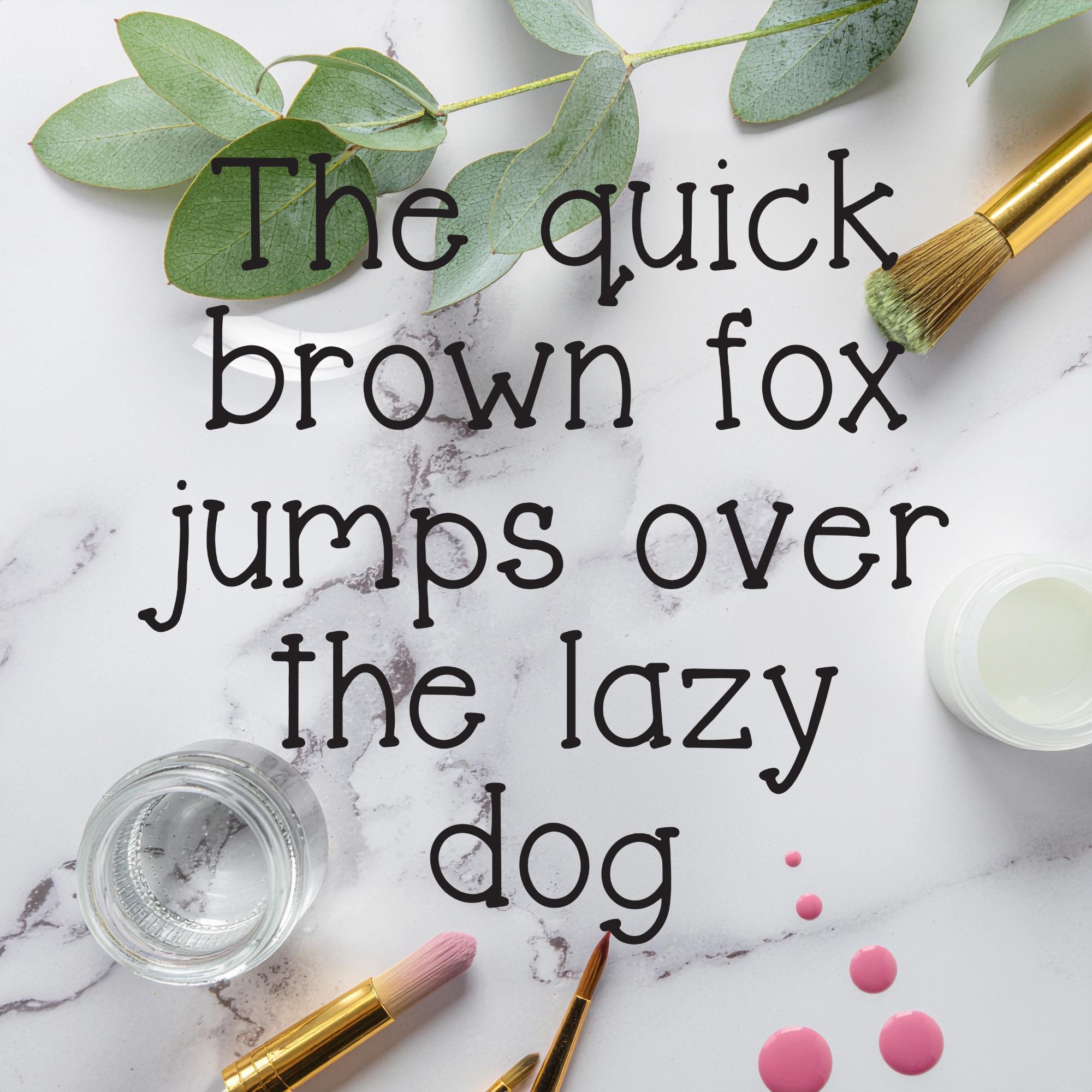 Lyla Letters Font, Cute Handwritten Font, Playful Rounded Font