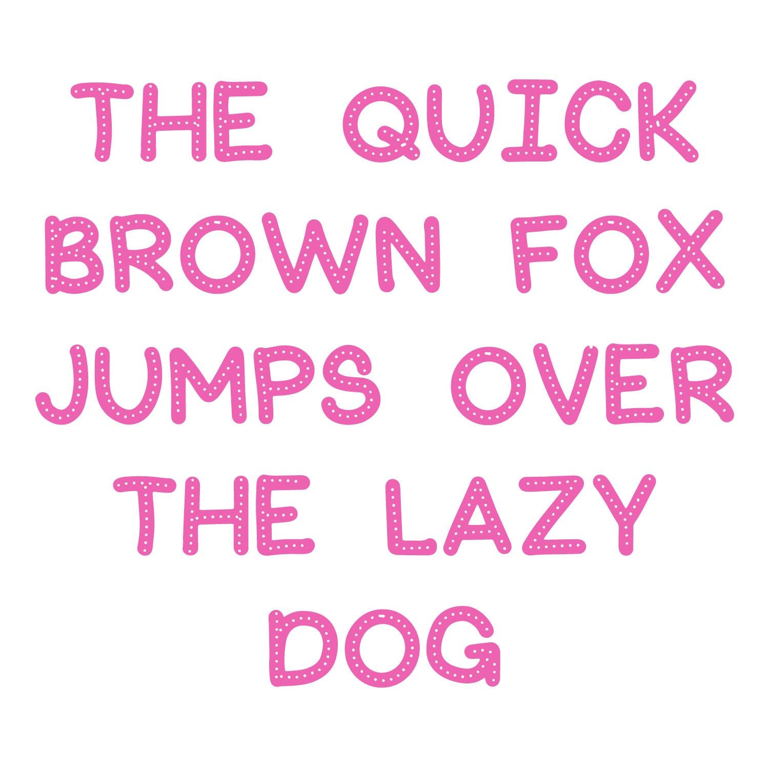 アイドル [MINYYUNY] Because Lettering PET Brown Giggles & Dots Font, Playful Font, Handwritten Font, Cute Fonts