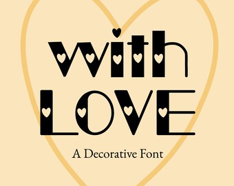 バレンタインフォント、商用フォント、かわいいフォント、クラフト用フォント、手書きフォント