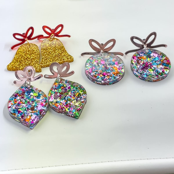 Ornament Earrings Etsy