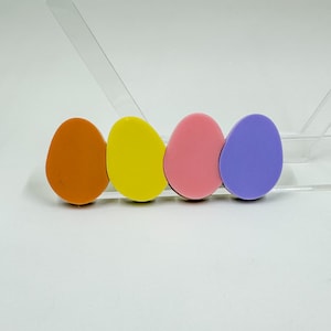 Easter Egg Hair Clip SVG File, Laser SVG File, Spring Hair Clip SVG