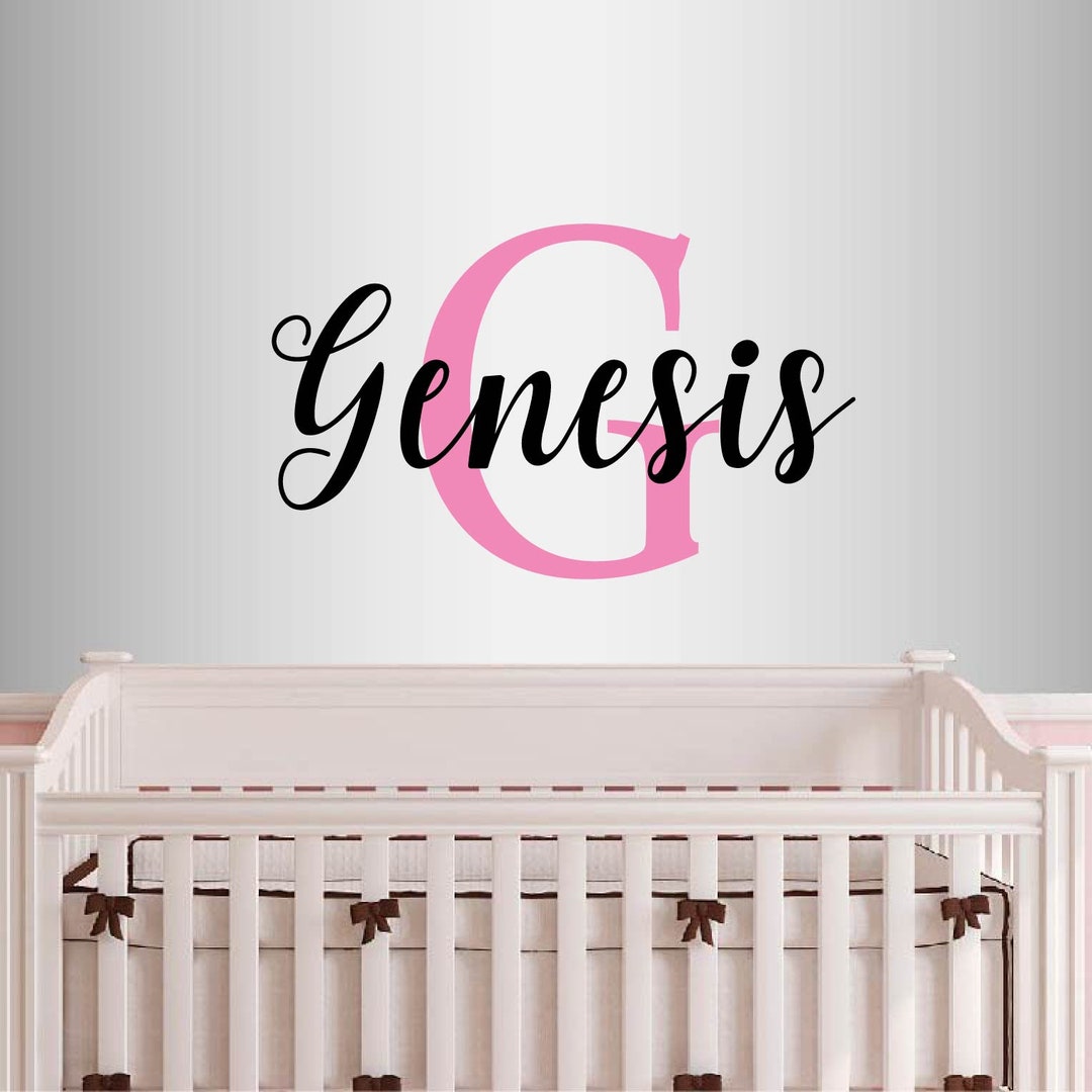 Wall Vinyl Decal Home Decor Art Sticker Cute Custom Personalized Name ...