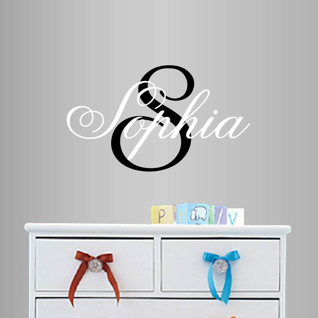 Wall Vinyl Decal Home Decor Art Sticker Custom Personalized Name ...