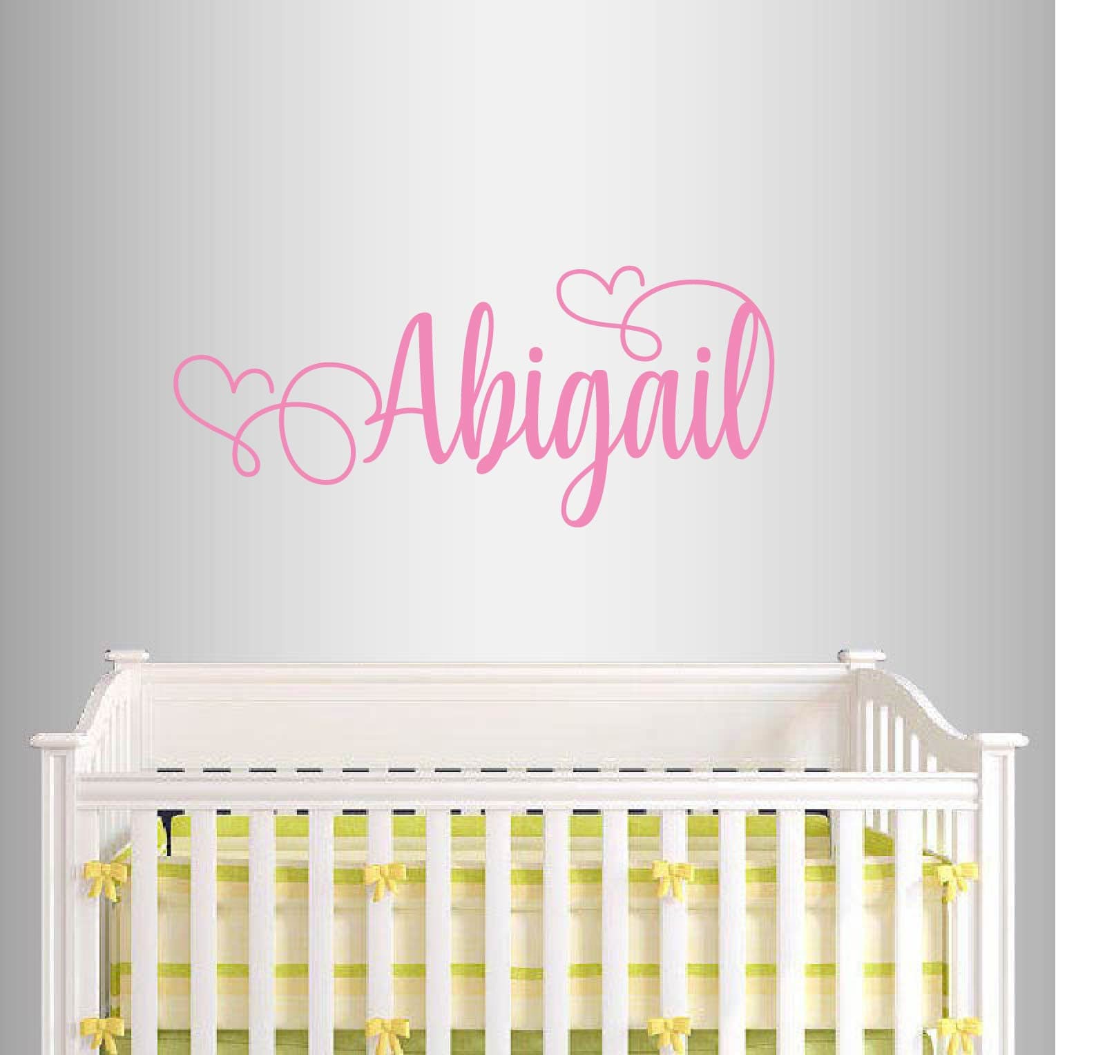 Wall Vinyl Decal Home Decor Art Sticker Cute Custom Personalized Name ...