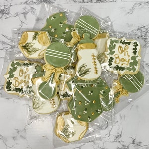 Oh boy baby shower sugar cookies (Assorted 12 pack)