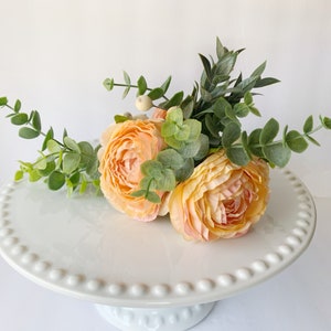 Peach bouquet or cake topper