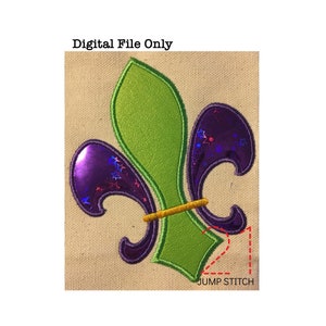 Fleur De Lis Applique *DIGITAL FILE* Embroidery Design