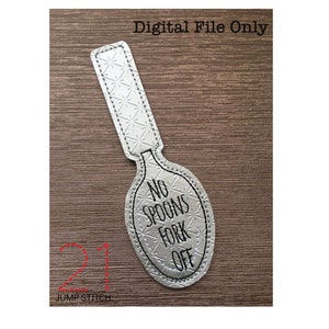 ITH Fork Off Fob *DIGITAL FIL* Broderidesign i bågen