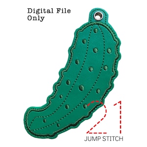 ITH Pickle Ornament *DIGITAL FILE* In The Hoop Embroidery Design