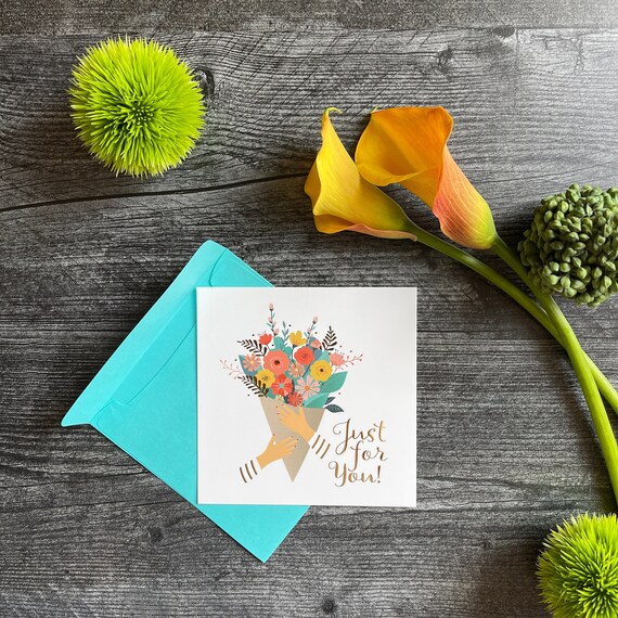 Set of 4 Greeting Cards Blank Cards Illustrations Note Etsy