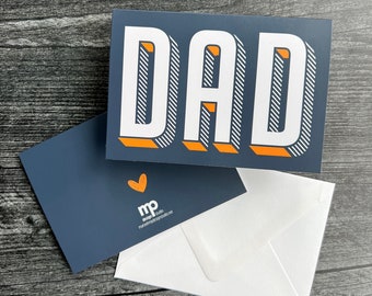 DAD  Greeting Card | Blank Greeting Cards