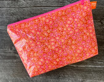 Borsa con cerniera idrorepellente / Borsa da toilette / Portatrucco