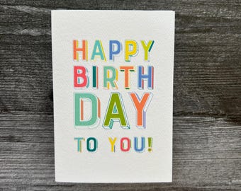 Celebrazione / Buon compleanno biglietto di auguri / invito