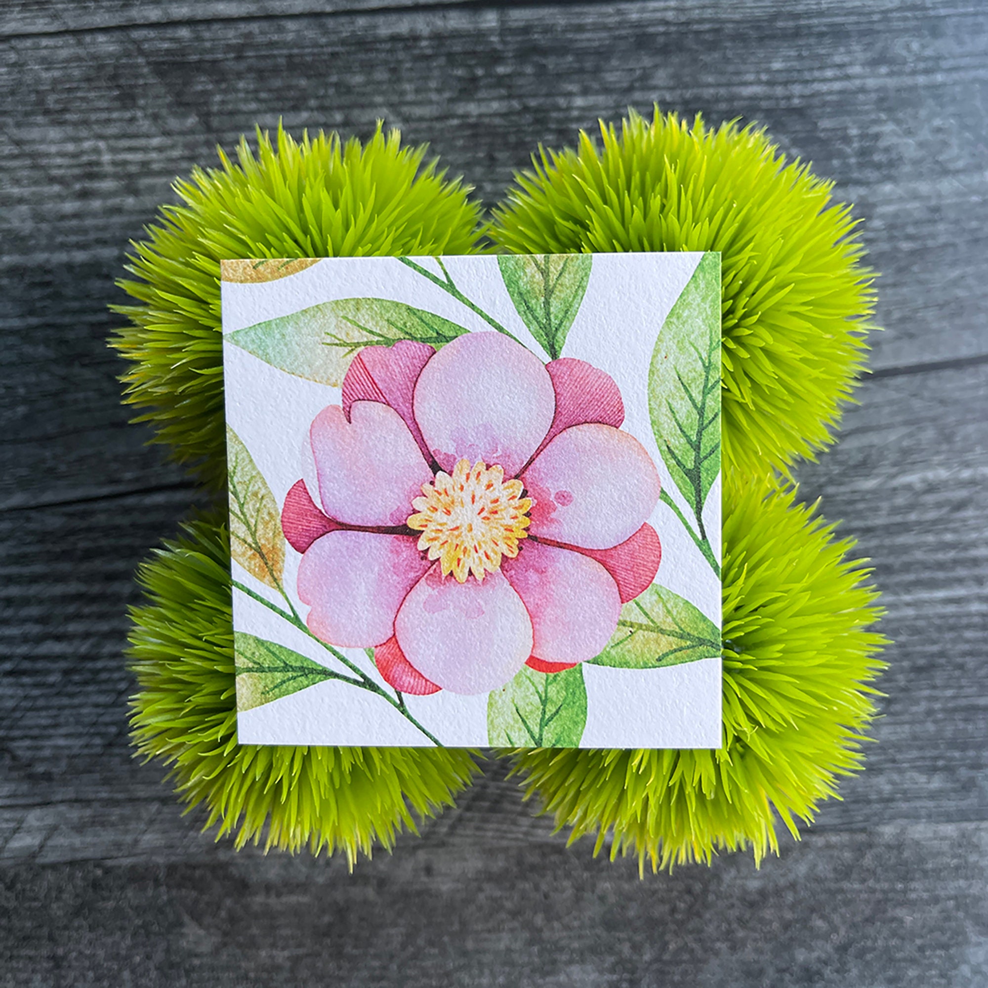 Set of 6 Floral Note Cards | Blank Cards | 100% Cotton | Watercolor ...