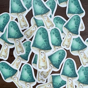 Vinyl Sticker · Die Cut Sticker · Mushroom · Waterproof