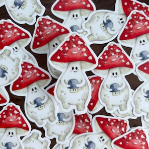Vinyl Sticker · Die Cut Sticker · Mushroom · Fungi