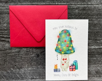 Funghi per le feste / Biglietti di auguri vuoti / Natale / Funghi