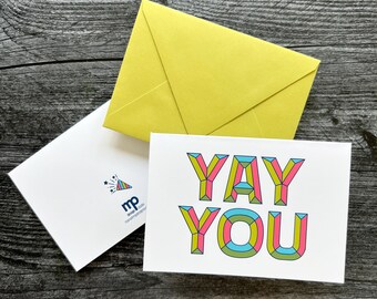 Celebrazione / Biglietto d'auguri Yay You / Congratulazioni