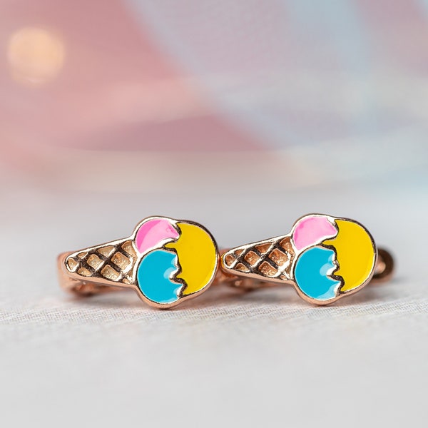 Ice Cream Earrings Etsy