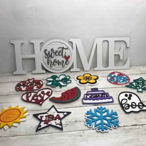 Home Sweet Home interchangeable Sign