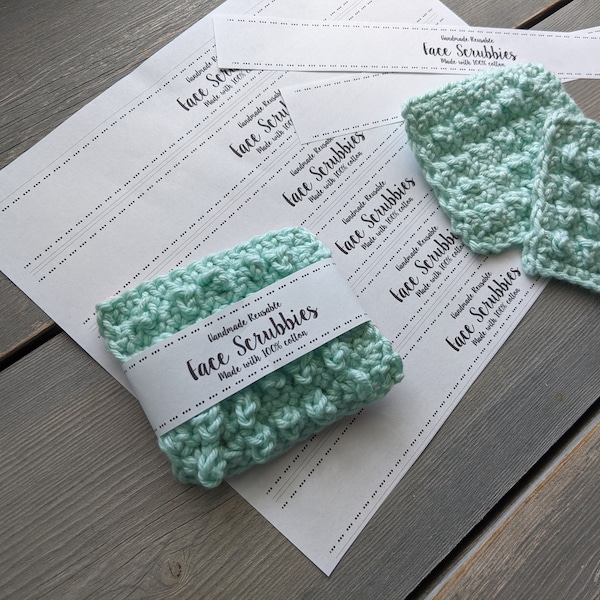 Face Scrubbie Pattern / Crochet Face Scrubbie Pattern / Spa Day Face Scrubbie / Spa Day