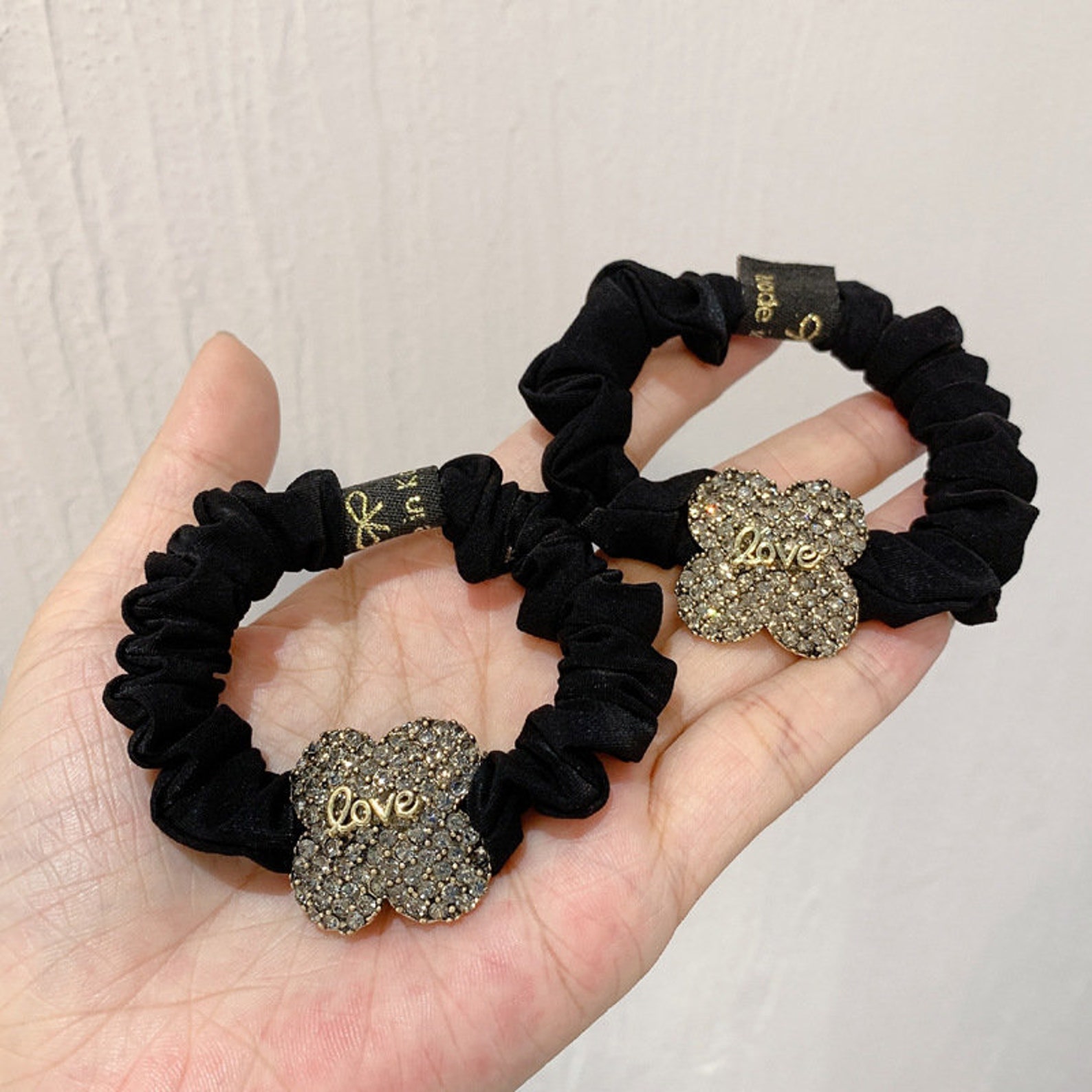 Rhinestone hair rope hair tie fashion hair rope ladies hair Etsy