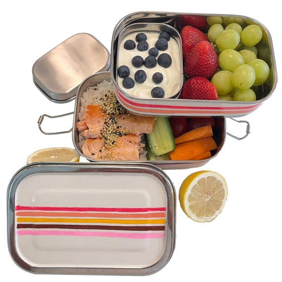 Bento Box for Adults Stainless Steel Sustainable Bento Lunch Box 2