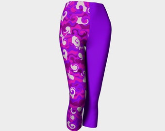 Purple sane capri