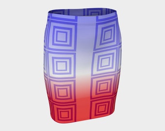 square color skirt