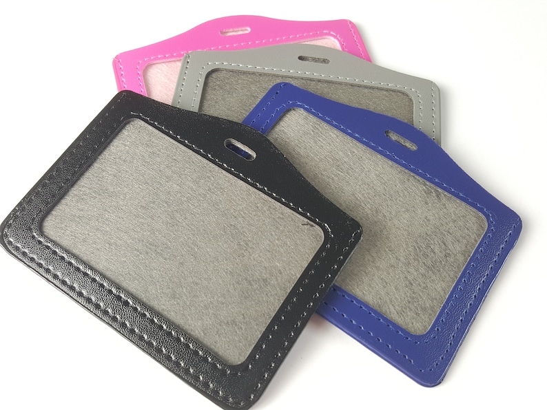 Horizontal ID Card Holder. Student Teacher Classroom or Etsy