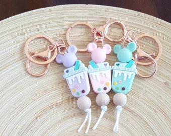Boba ~ mickey keychain gift