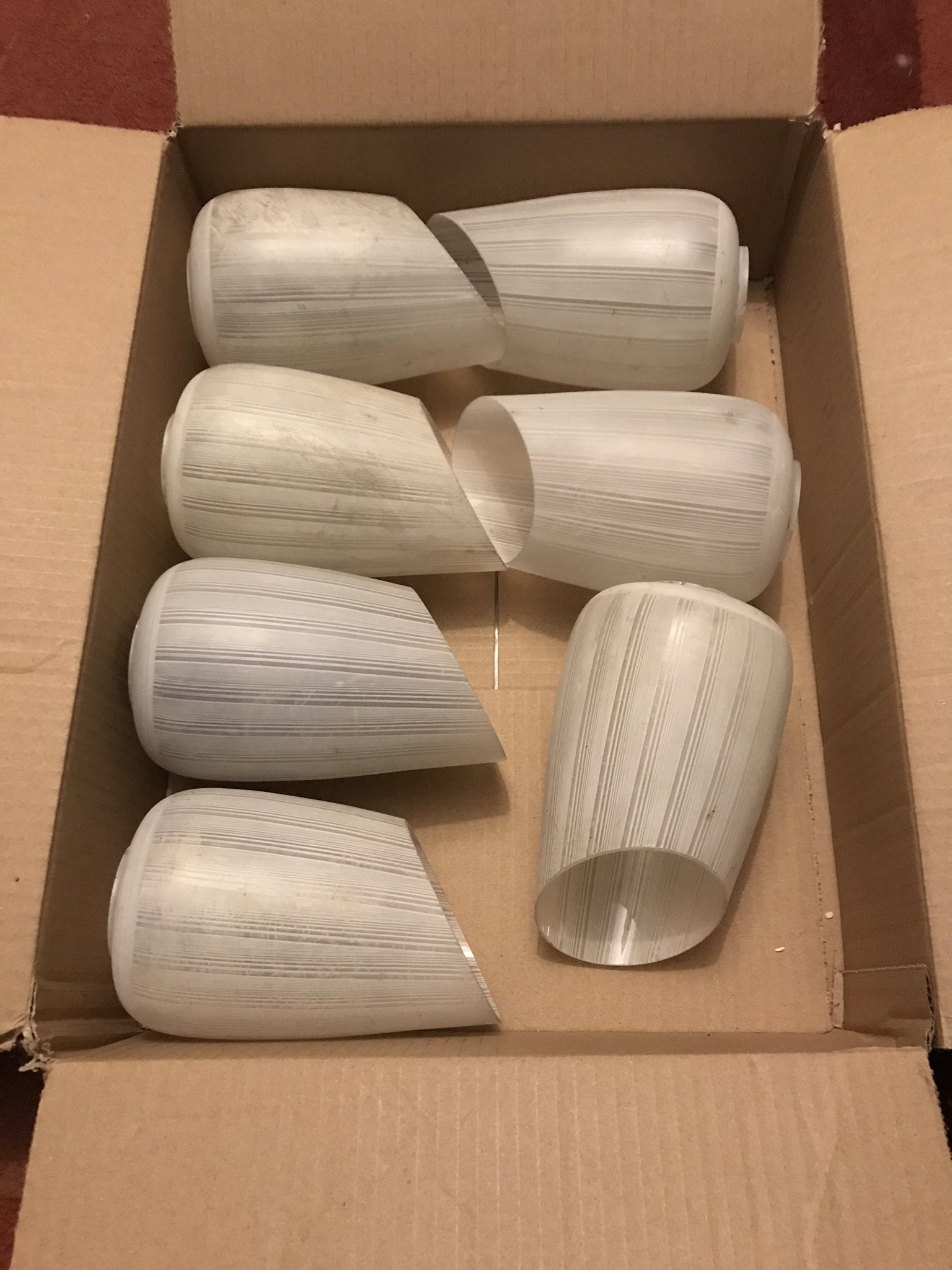 Vintage Glass Lampshades Etsy