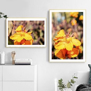 Set von 2 Blumendrucke Frühling Wand Dekor druckbare Download Mütter Tag Geschenk Frühling Postkarte Geschenk für ihre hohe Qualität jpg Dateien
