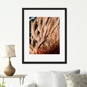 Goldenes Feld Fotografie Bauernhaus Wohnkultur botanische Wand Kunst Mütter Tag Geschenk Frühling Feld Fotografie