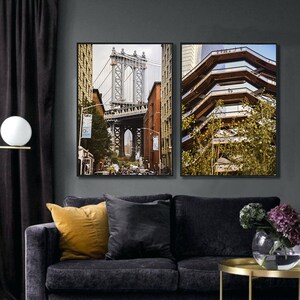 Wall art design, New York poster, modern digital download, New York decor, Modern city photo, Printable download