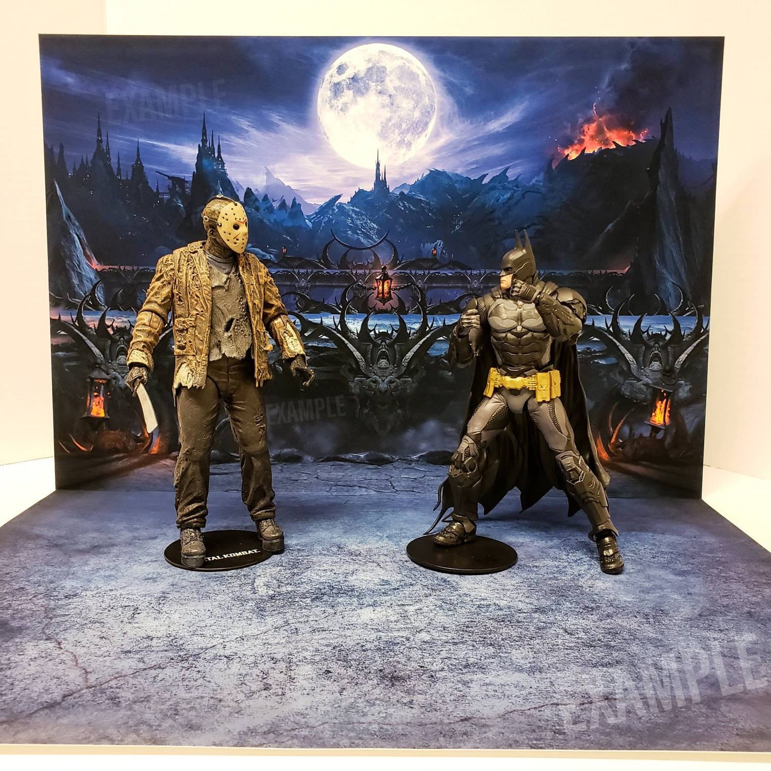 Backdrop Diorama for 112 Action Figures the Pit Etsy