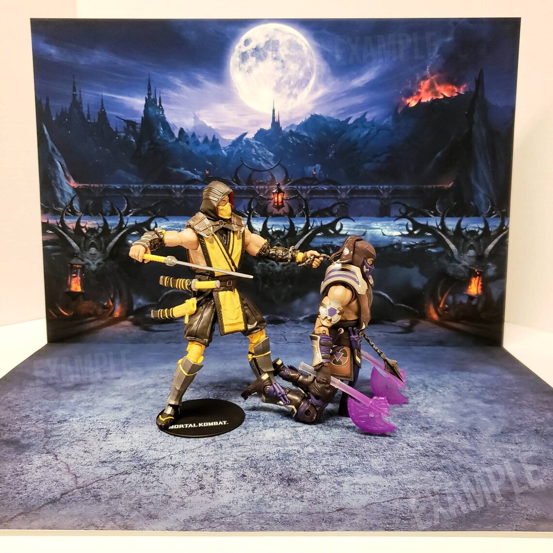 Backdrop Diorama for 112 Action Figures the Pit Etsy