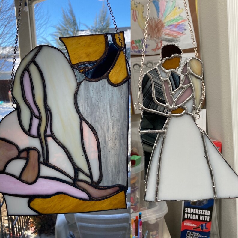 Your Picture Turned Into Stained Glass Art Etsy