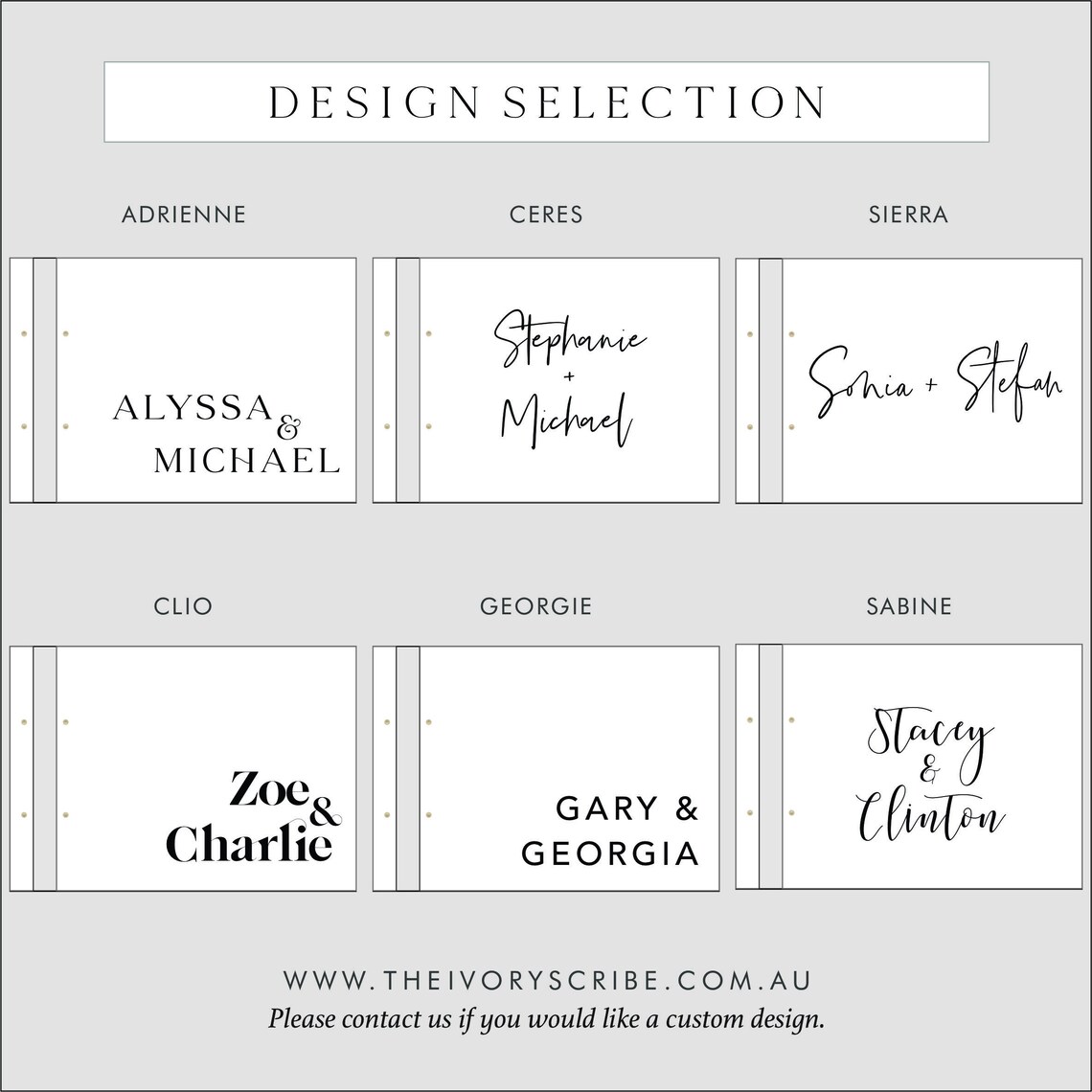 Acrylic Cover Guest Book Wedding Guest Book Guest Book Etsy